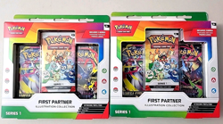 Pokemon TCG First Partner Illustration Collection Series 1 Box NEW SEALED LOT X2 - Image 1