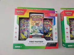 Pokemon TCG First Partner Illustration Collection Series 1 Box NEW SEALED LOT X2 - Image 3
