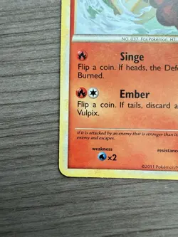 Pokemon TCG Vulpix 75/95 Call of Legends Regular Common LP - Image 4