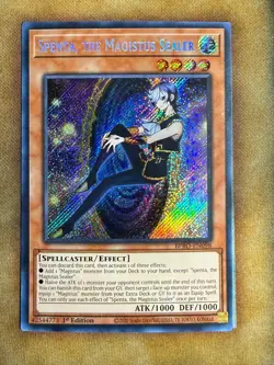 Yugioh Spenta, The Magistus Sealer BPRO-EN098 Secret Rare 1st Ed NM - Image 1