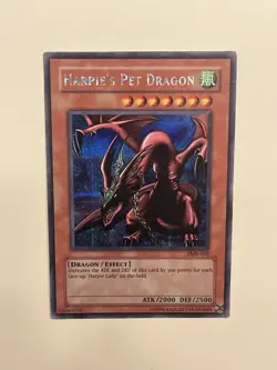 Harpie's Pet Dragon FMR-002 Prismatic Secret Rare LP Yugioh - Image 1