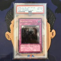 PSA 8 NEAR MINT 2006 YU-GI-Oh! CDIP BLASTING FUSE EN049 1st Edition Ultimate - Image 2