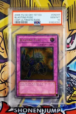 Yu-Gi-Oh! BLASTING FUSE 1st Ed Cyberdark Impact CDIP-EN049 PSA 10 Ultimate Rare - Image 1