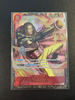 One Piece TCG 2025 Regional Season 2 Top 64 Prize Card OP09-013 Yasopp Sealed - Image 1