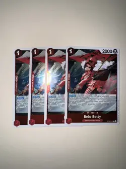 One Piece Belo Betty OP05-015 X4 Playset R The Best TCG CCG - Image 1