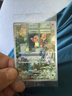 Pokemon TCG Obsidian Flames Charmander Center ETB Promo SVP044 Sealed Card - Image 1