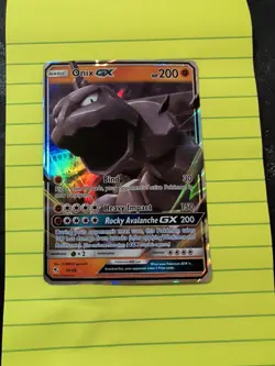 Onix GX 36/68 Hidden Fates Ultra Rare 2019 Pokemon Card TCG - Image 1