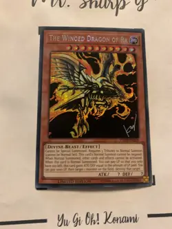 THE WINGED DRAGON OF RA - LIMITED EDITION TN19-EN009 ENG Yu Gi Oh! CARD SECRET R - Image 3