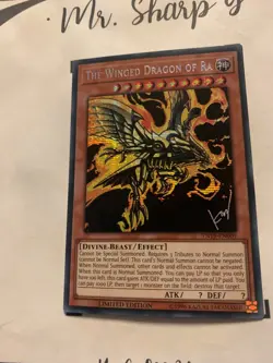 THE WINGED DRAGON OF RA - LIMITED EDITION TN19-EN009 ENG Yu Gi Oh! CARD SECRET R - Image 5