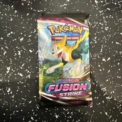 Pokemon TCG Sword&Shield Fusion Strike 1 Unopened Pack Of 10 Cards - Image 1