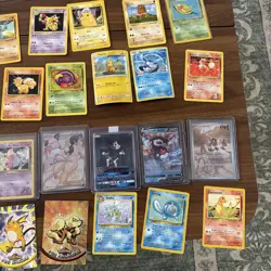 HUGE Pokemon Card Lot Vintage 1st Editions Mr Mime 151 Charizard W/ Some Custom - Image 4