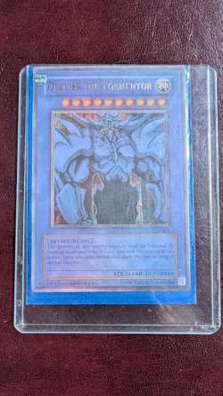 1996 Konami Yu-Gi-Oh Trading Card Pristine Obelisk The Tormentor YC1 - Image 1