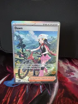 Pokemon TCG Dawn 129/094 Full Art Supporter Holo Trainer Card NM - Image 1