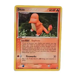 2005 Ditto (Charmander) Delta Species Card 61/113 Common, Yuka Morii - Image 1