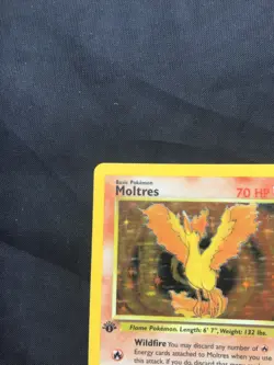 Pokemon Cards: 1st Edition Fossil Rare Holo: Moltres 12/62 - Image 3