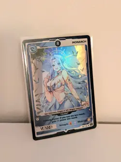 VCard TCG Rising Stars 1st Edition Monarch Amalee 8 Holo Card VTuber 1/190 - Image 2