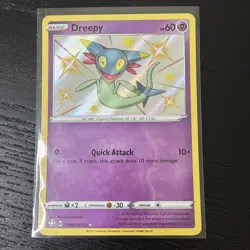 SHINY Dreepy Shining Fates SV060/SV122 SHINY VAULT card 2021 Pokemon TCG LP + - Image 1