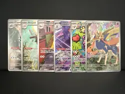 Pokemon Illustration Rare Lot 6 Cards Toxtricity Zacian Ambipom NM SV - Image 1