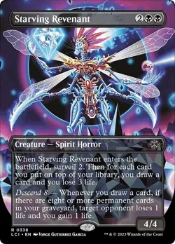 Borderless STARVING REVENANT x4 mtg NM-M Lost Caverns of Ixalan 4 Rare - Image 1