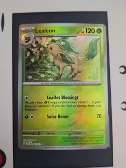 Leafeon Masterball Prismatic Evolutions 005/131 Pokemon Card - Image 1