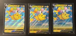 3 - Flying Pikachu V Ultra Rare Full Art Holo Celebrations 006/025 Pokemon Card - Image 1