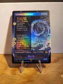 Summon: Leviathan (Borderless) R 0361 Foil Final Fantasy FIN MTG - Image 1
