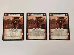 Bayushi Utoro Scorpion X 3 Clan Card Legend of the Five Rings CCG Dynasty # 36 - Image 1