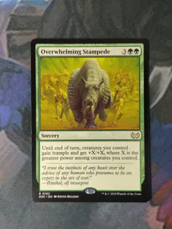 Overwhelming Stampede | 7% Off 2+ | Duskmourn | NM | MTG - Image 1