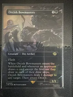 Orcish Bowmasters (Borderless) Holo Magic The Gathering LOTR Universes Beyond - Image 1