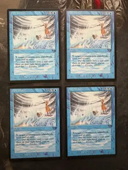 *** LEGENDS Part Water x4 *** 3xNM 1xEX - DUTY PAID - Magic MtG - Image 1