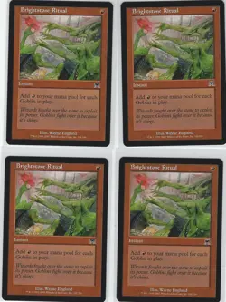 MTG Onslaught Brightstone Ritual x 4 NM - Image 1