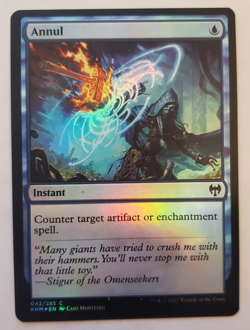 1x Annul FOIL Kaldheim MTG Magic the Gathering NM - Image 1
