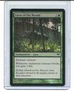 Favor of the Woods - Foil - Dark Ascension - Magic the Gathering - Image 1