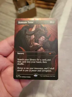 Demonic Tutor Kieran Yanner Secret Lair NON FOIL MTG Magic - Image 1