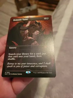 Demonic Tutor Kieran Yanner Secret Lair NON FOIL MTG Magic - Image 3