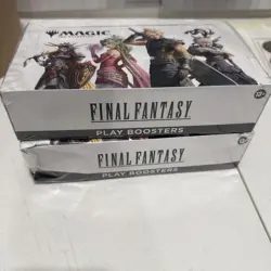 2x MAGIC THE GATHERING FINAL FANTASY PLAY BOX Boxes Damaged Read Description. - Image 1