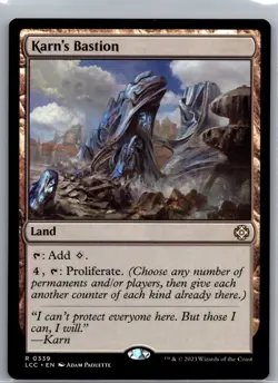 Karn's Bastion R Commander: The Lost Caverns of Ixalan 339 NM Normal - Image 1