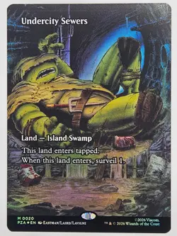 Magic: The Gathering PZA M 0020 Undercity Sewers (Borderless) Foil TMNT - Image 1