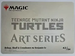 Magic: The Gathering TMNT 42/54 Bebop, Skull & Crossbones - Image 2