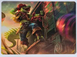 Magic: The Gathering TMNT 43/54 Leatherhead, Iron Gator - Image 1
