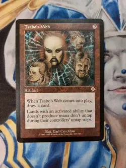 Tsabo's Web MTG Invasion Rare Artifact Moderately Played x1 TW1 - Image 1
