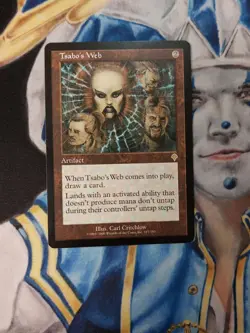 Tsabo's Web MTG Invasion Rare Artifact Moderately Played x1 TW5 - Image 1
