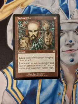 Tsabo's Web MTG Invasion Rare Artifact Moderately Played x1 TW5 - Image 2