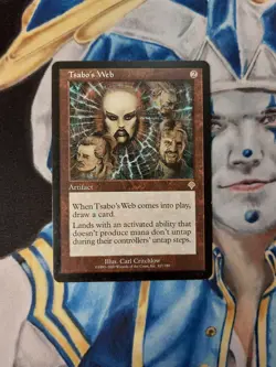Tsabo's Web MTG Invasion Rare Artifact Moderately Played x1 TW4 - Image 1