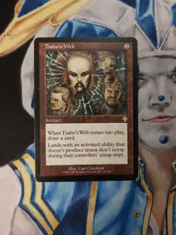 Tsabo's Web MTG Invasion Rare Artifact Moderately Played x1 TW4 - Image 2