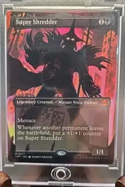 Super Shredder (Borderless) Teenage Mutant Ninja Turtles MTG Regular Near Mint - Image 3