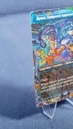 Renet Temporal Apprentice Borderless NM Rare MTG Ninja Turtles - Image 3
