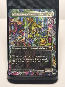 Mikey & Leo, Chaos & Order (Borderless) Teenage Mutant Ninja Turtle Regular 0200 - Image 1