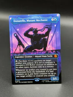 MTG: Teenage Mutant Ninja Turtles ~ Donatello - Mutant Mechanic (Borderless) 216 - Image 1