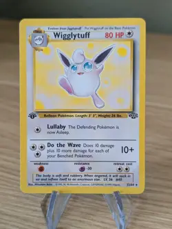 Wigglytuff 32/64 Jungle 1st Edition Rare Non-Holo Pokemon Card LP Vintage WOTC - Image 1